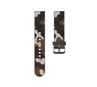 GerRit yzw6688 Bracelet en silicone camouflage 20 mm 22 mm compatible avec montre intelligente GTR 47 mm GTR 4/3/2 compatible avec Bip GTS(E,22mm Universal)