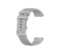 GerRit yzw6688 Bracelet en Silicone de 20mm, Compatible avec Venu SQ Venu 2 Plus, bracelet de montre intelligent de remplacement, Compatible avec Bip S/U(Gray)