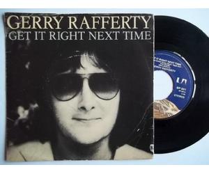Gerry Rafferty - Gerry Rafferty Get It Right Next Time UK 45 7" single +Picture Sleeve