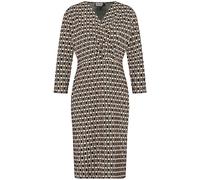 Gerry Weber 985013-35014 Robe, Noir/écru/Blanc, 48 Femme