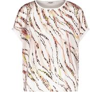 Gerry Weber - Chemisier femme avec patch de matière (370278-35033), Taille:36, Couleur:ecru/blanc/rouge/orange imprimé (9069)