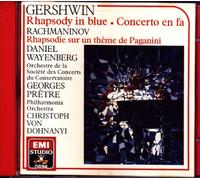 Gershwin Concerto Rhapsodie Rachmaninov Rhapsodie sur un thème de Paganini