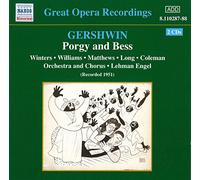 Engel – Porgy And Bess, opéra en 3 actes