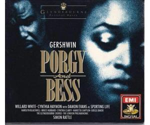 Gershwin: Porgy and Bess -Willard White , Simon Rattle , George Gershwin , Cynthia Haymon, Glyndebourne Festival Chorus - EMI/ 3CD BOX SET / WEST GERMANY EDITION