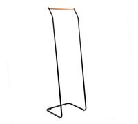 GERSO Valet de nuit en bambou et métal 150 cm, charge maximale 10 kg, portant vêtements légers pour chemises, pantalons, costumes