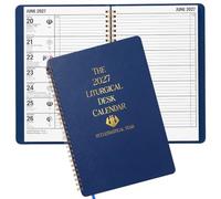 Gersoniel Planificateur catholique 2027 en similicuir et vinyle - Lectures | Calendrier catholique, calendrier de bureau à plat, utilisation du clergé, bureau paroissial, guide liturgique