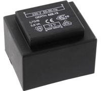 Gerth PTB424802 Transformateur pour circuits imprimés 1 x 230 V 2 x 24 V/AC 5.60 VA 116 mA