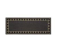 Gertmenian Disney Tapis d'extérieur Motif Mickey Mouse 2x6 Runner Bordure dorée Marron.