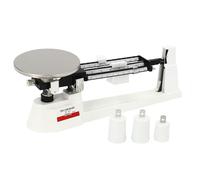 Gertrude 2610G X 0,1 G Balance À Triple Fléau, Balance De Laboratoire Balance Mécanique avec Plate-Forme en Acier Inoxydable Et 3 Poids pour Le Pesage Industriel AgricoleSilver,1