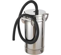 Gertrude 8L Acier Inoxydable 304 Trémie À Poudre Fluidisée Seau À Poudre Fluidisée Réservoir Fluidisé pour Machine De Revêtement Équipement De Peinture Peinture Électrique