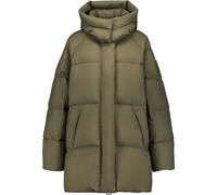 Gertrude - Doudoune mi-longue ceinturée et isolante en duvet naturel - Pame Khaki pour Femme - Taille XS - Kaki Kaki XS