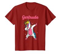 GERTRUDE Licorne personnalisable avec prénom d'anniversaire T-Shirt
