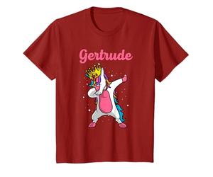 GERTRUDE Licorne personnalisable avec prénom d'anniversaire T-Shirt