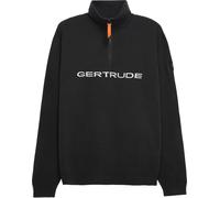 Gertrude - Pull col camionneur zippé - Lewis Black en Nylon - Taille M - Noir Noir M