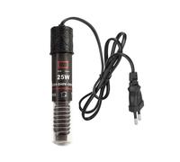 GERUI Chauffage d'aquarium Mini 25W, Thermostat pour Petits Aquariums d'eau Douce et Eau salée avec câble d'alimentation de 99cm (1)