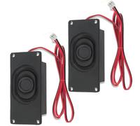 GERUI DFplayer Lot de 2 mini haut-parleurs portables 3 W 8 ohms avec interface JST-PH2.0 mm broches pour carte mère Arduino, projets électroniques DIY et moniteurs TV LCD