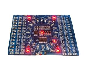 GERUI Kit de soudure à LED SMD NE555 - 3-12 V - Composants LED - Pratiques de soudage - Circuit d'entraînement - Instructions mises à jour (français non garanti)