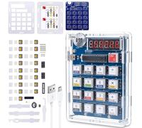 GERUI Kit d'exercices de soudure à faire soi-même, composants avec écran, kits électroniques pour étudiants, utilisation quotidienne, sciences, éducation, amusant, soudure