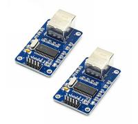 GERUI Lot de 2 modules réseau Ethernet ENC28J60 HR911105A 3,3 V broches pour alimentation, module réseau LAN, interface SPI