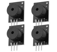 GERUI Lot de 4 modules d'alarme piézo passifs KY-006 compatibles avec Arduino et Raspberry Pi