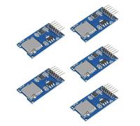 GERUI Lot de 5 lecteurs SPI Micro mémoire SD TF Carte Memory Card Shield Module compatible avec Arduino