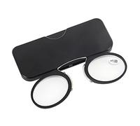 GERUI Lunettes de lecture 2.0 dioptries pour homme et femme - Monocle - Mini pince-nez - Lunettes de lecture sans monture, Noir , NEIN