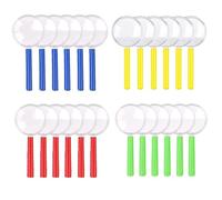 GERUI Mini loupe 24 pièces pour enfants, cadeau d'anniversaire, plastique acrylique, 25 x 22 x 2