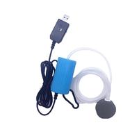 GERUI Mini pompe à air d'aquarium USB - Pompe à oxygène silencieuse - Économie d'énergie - Bubbler d'oxygène avec pierre à air et tuyau en silicone à sortie unique - Bleu