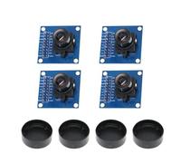 GERUI Module de caméra OV7670 Lot de 4 - 300KP VGA-Mini Compatible avec Arduino - 640 x 480 pixels - 3,5 cm x 3 cm