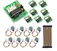 GERUI Moteur pas à pas 8 pièces Moteur pas à pas 5 V 28BYJ-48 ULN2003 et 8 pièces Plaque de pilote ULN2003 pour Arduino