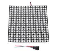 GERUI WS2812 Panneau LED RVB 16 x 16 Eco 256 pixels Module flexible 5050SMD IC Contrôles image vidéo Texte Fonctions uniques adressables pleines couleurs avec DC5V Compatible avec Raspberry Pi