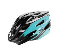 GES Casque Enfant Apache Sport, Noir/Bleu Ciel (Multicolore), 47-53