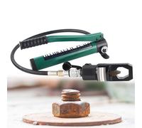 GESAIDES Casse-écrou Hydraulique, Coupe-écrou, Ouvre-écrou, Outil de Démontage, de Coupe et de Fendage avec Pompe Manuelle, pour Retirer Les écrous Rouillés, Cassés et Endommagés 12T