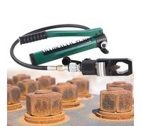 GESAIDES Casse-écrous Hydraulique Robuste avec Pompe Manuelle pour écrous Rouillés et Endommagés, Coupe-écrous avec Pompe Manuelle et Lame 16T