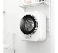 GESAIDES Lave-Linge Mural Automatique, 3 kg, Portable et Compact, Petit Appareil ménager, à Tambour Inverter, Mini Machine à Laver et sèche-Linge, pour Salle de Bain