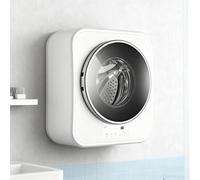 GESAIDES Machine à Laver Portable Murale, Mini Machine à Laver Portable entièrement Automatique à Tambour Frontal avec séchage à air Chaud, capacité 3 kg pour Salle de Bain