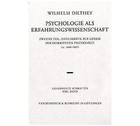 Gesammelte Schriften 22. Psychologie Als Erfahrungswissenschaft, Teil 2