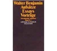 Gesammelte Schriften II. Aufsätze, Essays, Vorträge Benjamin, Walter (Auteur)