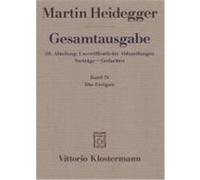 Gesamtausgabe 71. Das Ereignis Heidegger, Martin (Auteur)