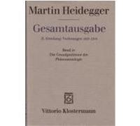 Gesamtausgabe Abt. 2 Vorlesungen Bd. 24. Die Grundprobleme der Phänomenologie Heidegger, Martin (Auteur)