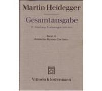 Gesamtausgabe Abt. 2 Vorlesungen Bd. 53. Hölderlins Hymne 'Der Ister' Heidegger, Martin (Auteur)