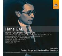 Hans Gál – Musique pour voix – Vol. 1 – CD