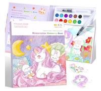 gesboole Livres de coloriage à l'eau pour enfants de 3 à 5 ans, 4 à 8 ans - Joli livre de coloriage pour adolescents, arts et travaux manuels pour enfants de 3 à 5 ans et plus, jouets cadeaux