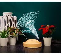 Geschenkelampe Cadeau personnalisé Symbole médical Lampe LED 3D Pratique Médecin Infirmière Dentiste Pharmacien