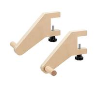 Geschenkpapier-Spender - Support pour rouleaux de papier artistique | 1 paire de chevalet de table économiseur d'espace | 1 Paar Holzstaffeleien Für Kinder und Erwachsene zum Malen und Basteln im