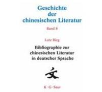 Geschichte Der Chinesischen Literatur