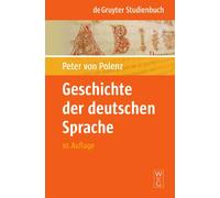 Geschichte der deutschen Sprache