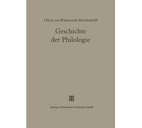 Geschichte Der Philologie