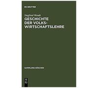 Geschichte Der Volkswirtschaftslehre