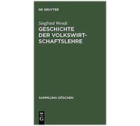 Geschichte Der Volkswirtschaftslehre